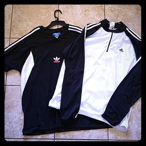 Adidas shirt and Quick Dry Activewear Pullover.